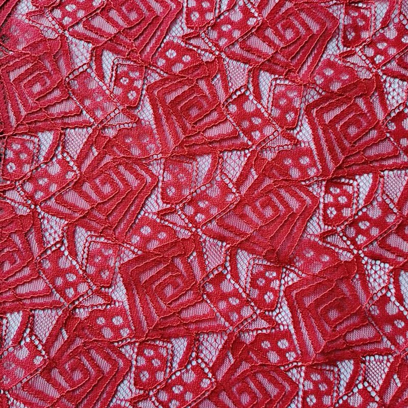Lace Fabric Dress Nylon Warp Knit for Women's Wear Wholesale Supplier 5
